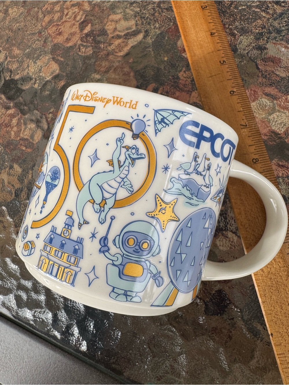 Starbucks Disney Epcot Mug Been There Series WDW 50th Anniversary Figment
